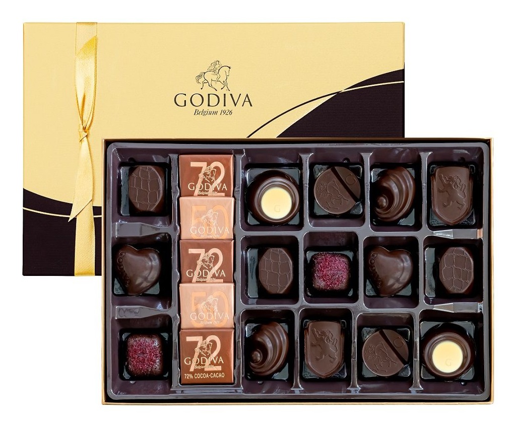 Gold Collection Assorted Dark Chocolate Gift Box 20pcs
